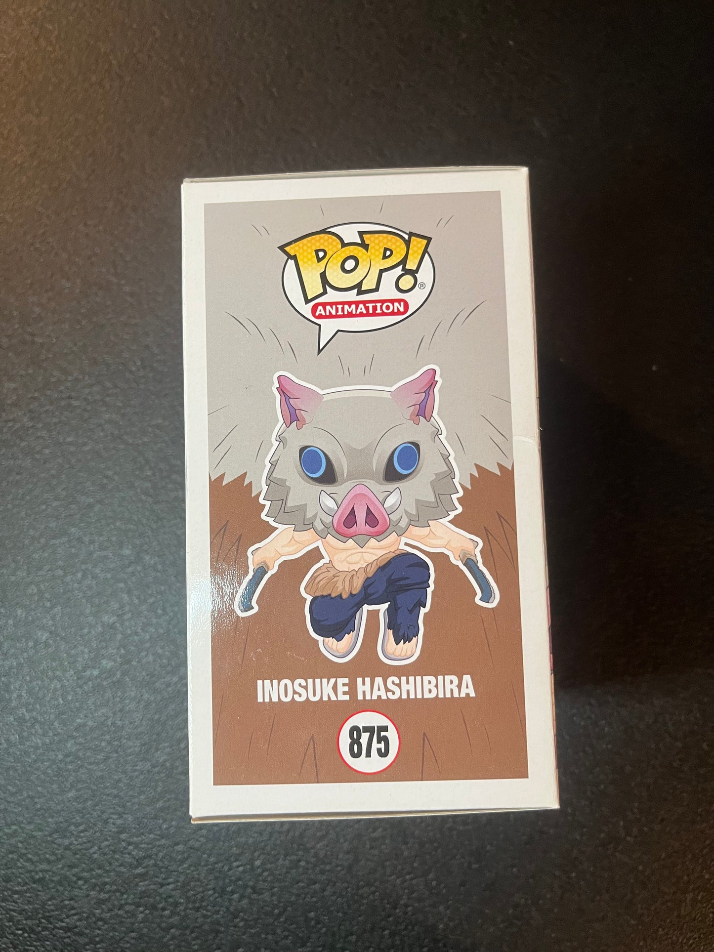 Inosuke Hashibira #875 (Flocked) Funko Pop! - Demon Slayer - Chalice Collectibles Exclusive