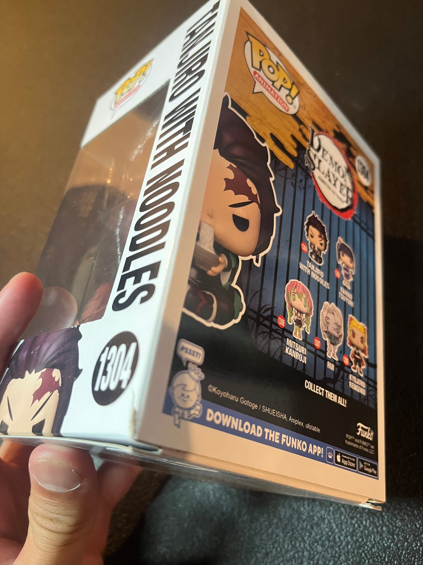 POP! Animation: Demon Slayer - Tanjiro with Noodles Vinyl Figure
