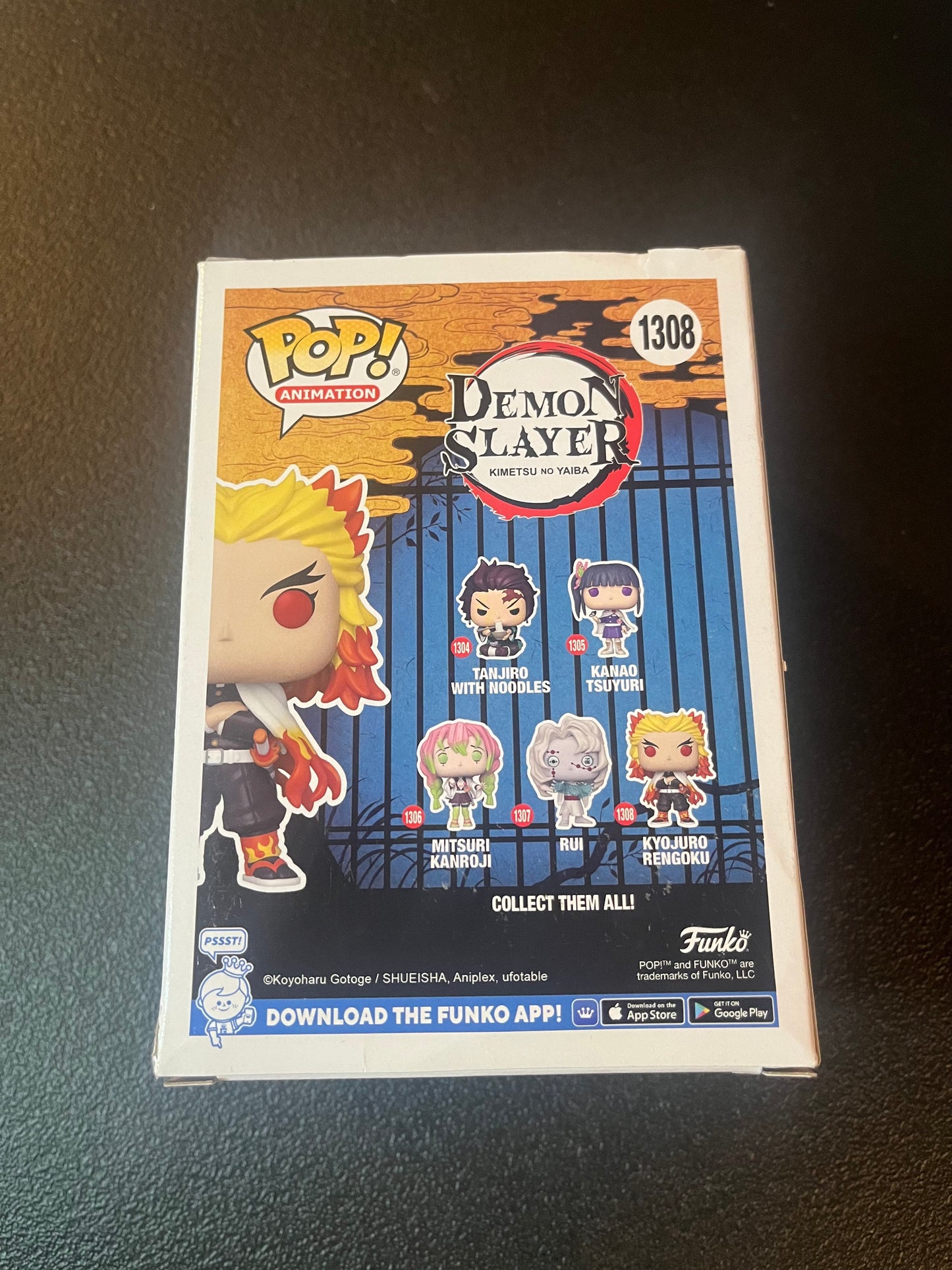 Funko Pop! Animation: Demon Slayer – Kyojuro Rengoku (Glow) Vinyl Figure (Walmart Exclusive)