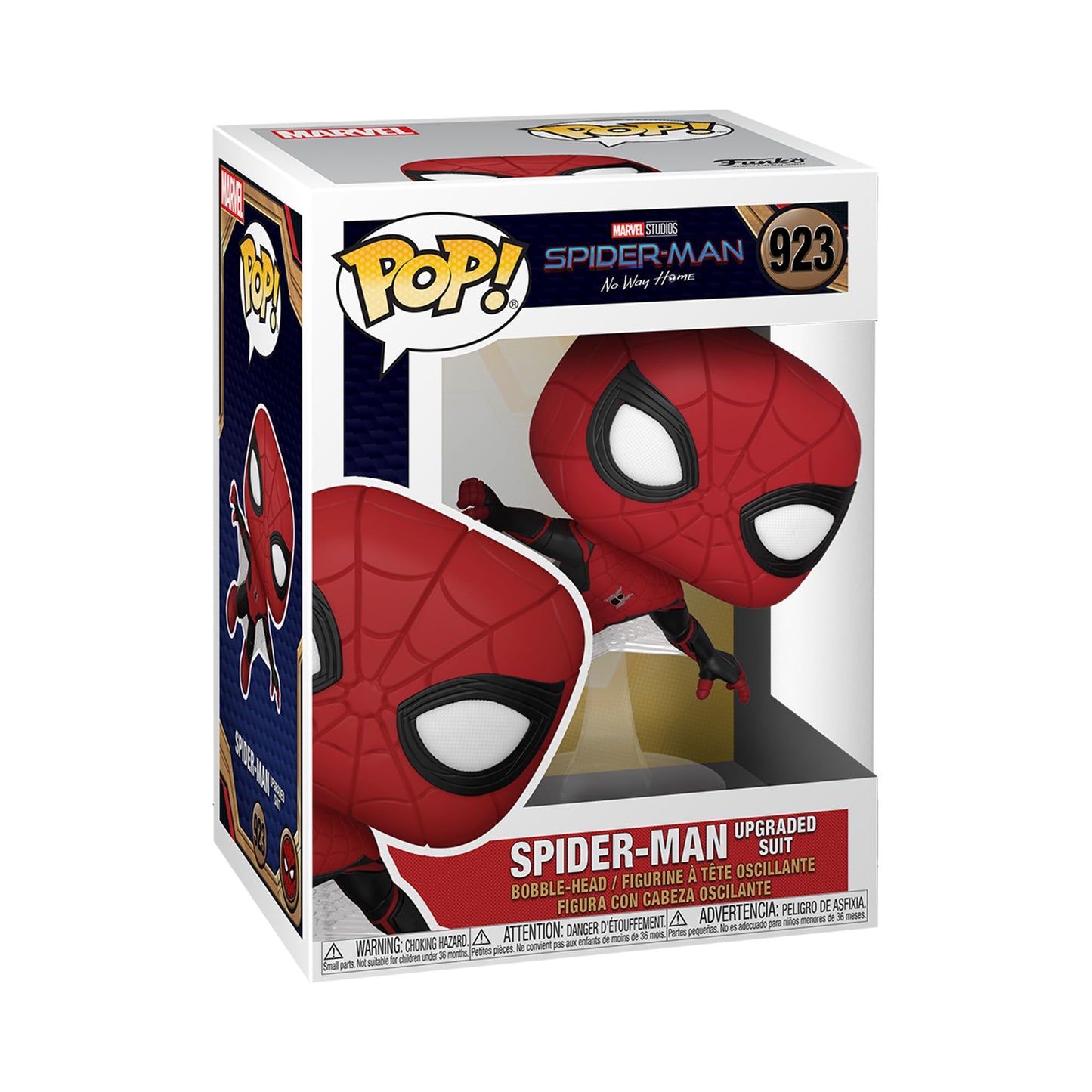 Funko Pop! Vinyl Figure Bobble Head: Spider-Man: No Way Home - Spider-Man (Upgraded Suit)
