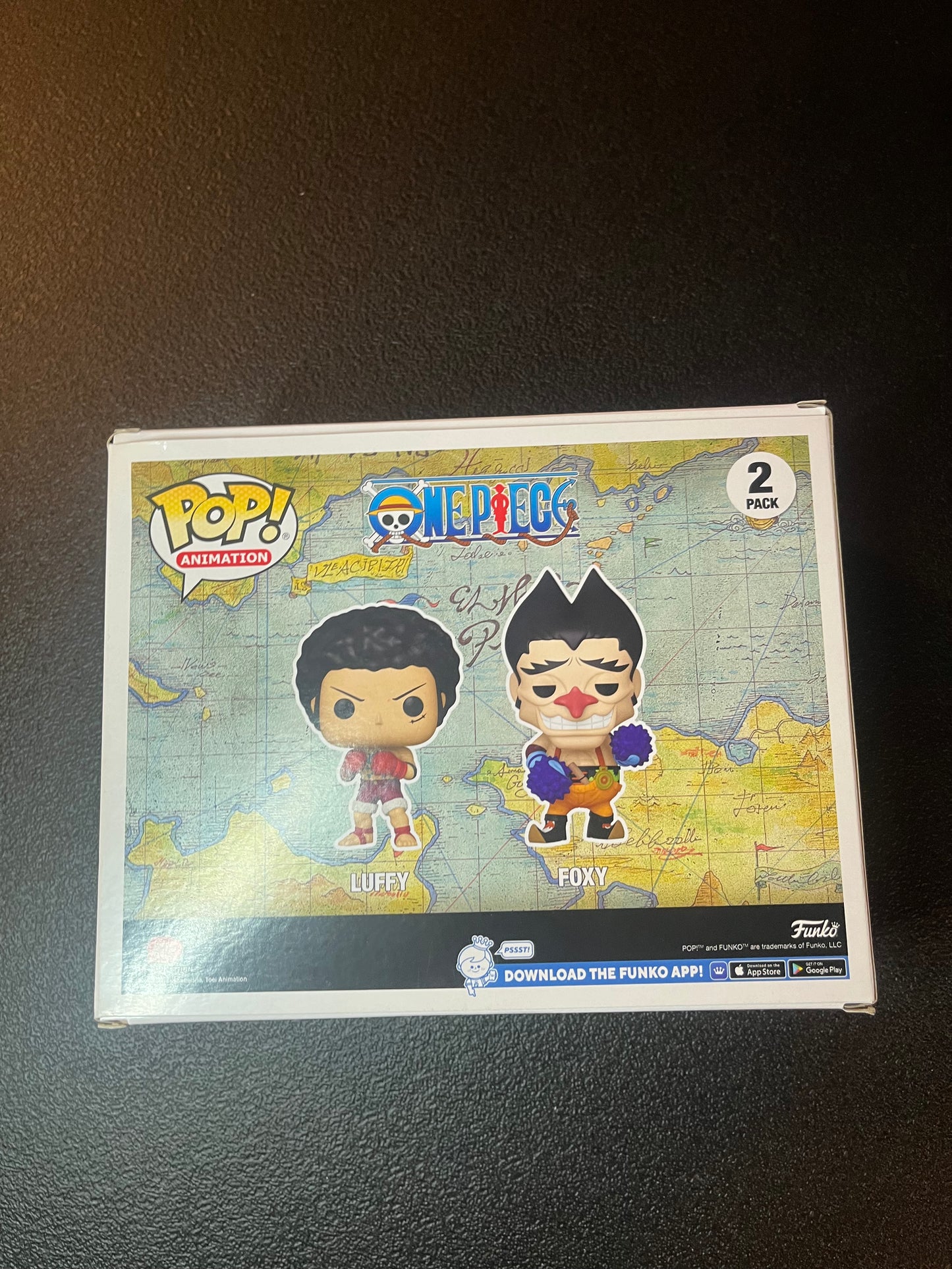 Funko One Piece POP! Animation Luffy & Foxy Vinyl Figure 2-Pack