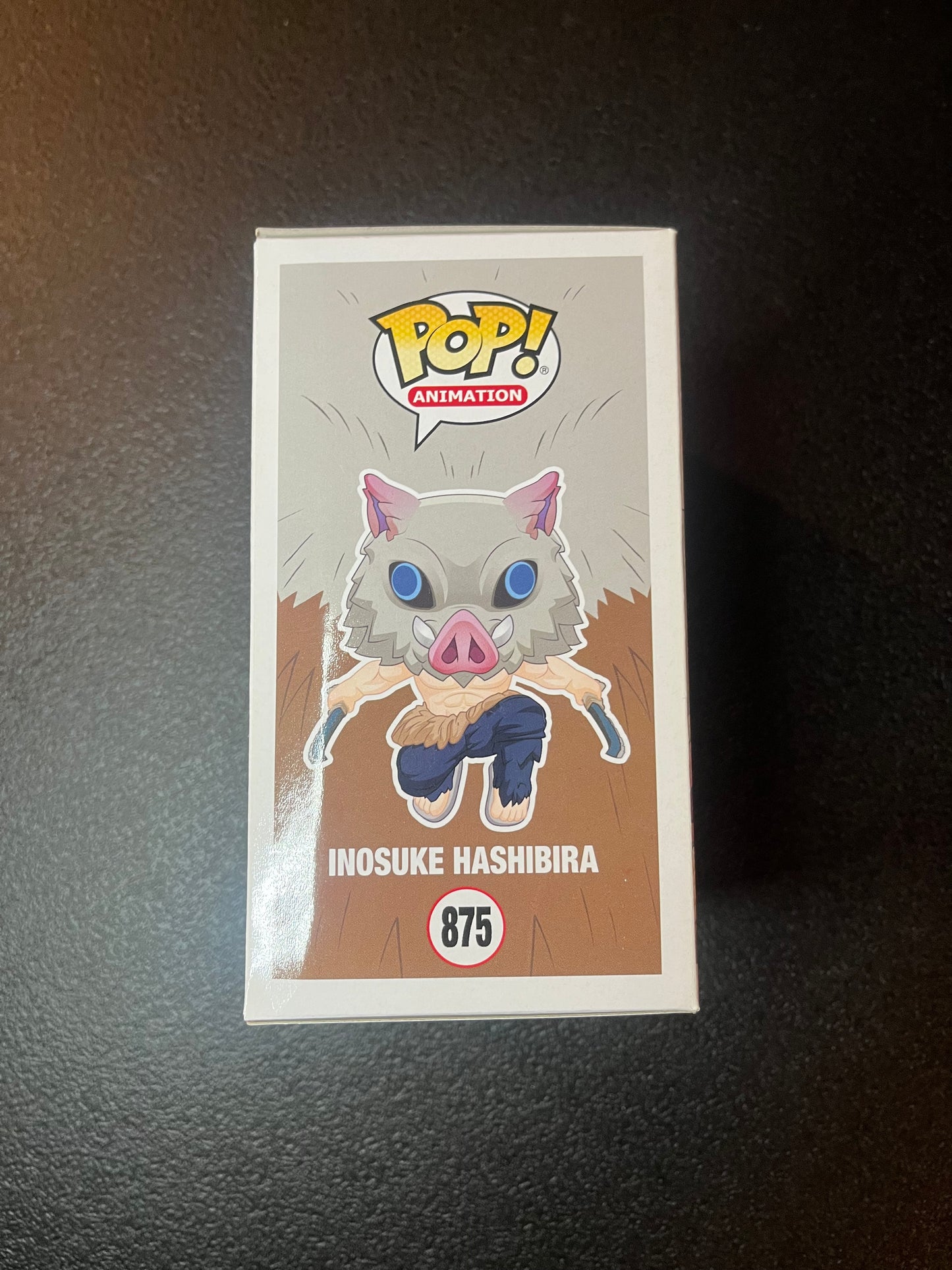 Inosuke Hashibira #875 (Flocked) Funko Pop! - Demon Slayer - Chalice Collectibles Exclusive