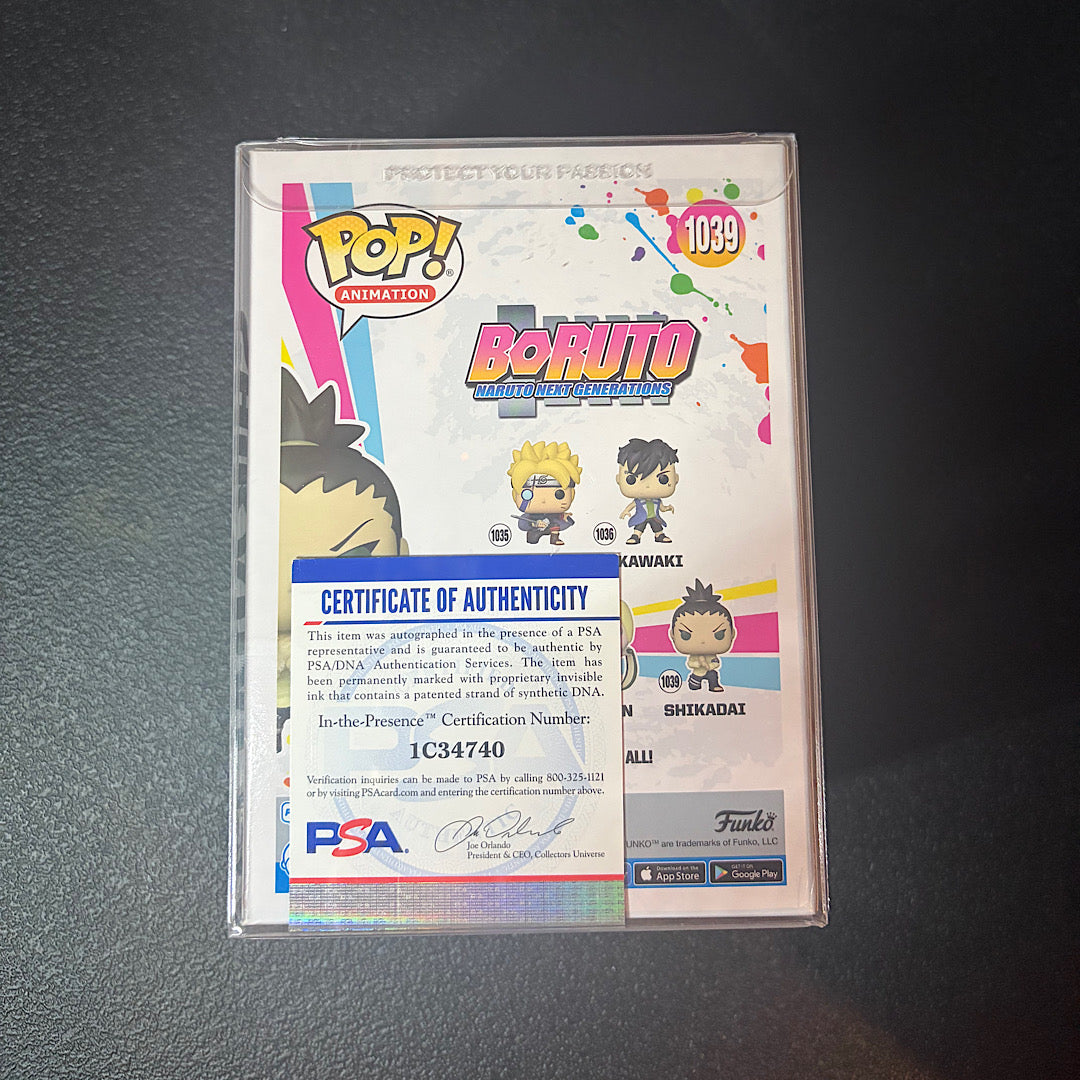 Boruto Shikadai Autographed Funko Pop