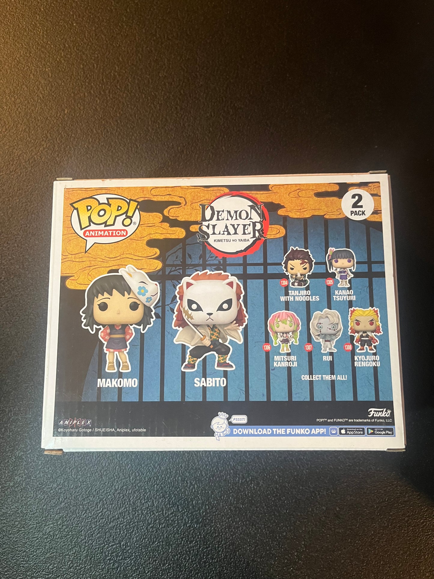 Demon Slayer Makomo & Sabito Funko Pop! Animation Vinyl Figure 2-Pack (2023 Fall Convention Exclusive)
