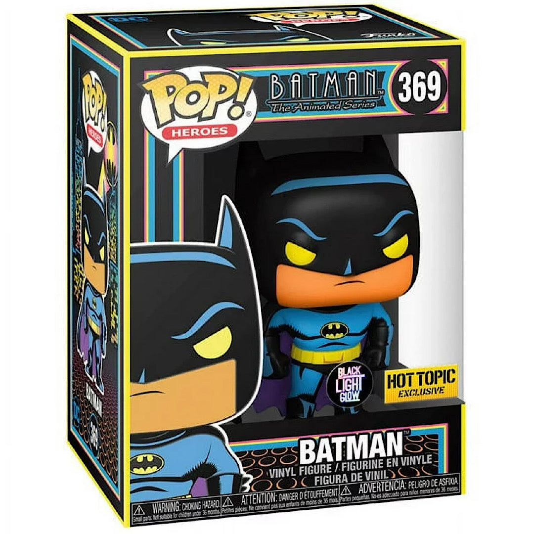 DC Batman Black Light Hot Topic Exclusive Funko Pop