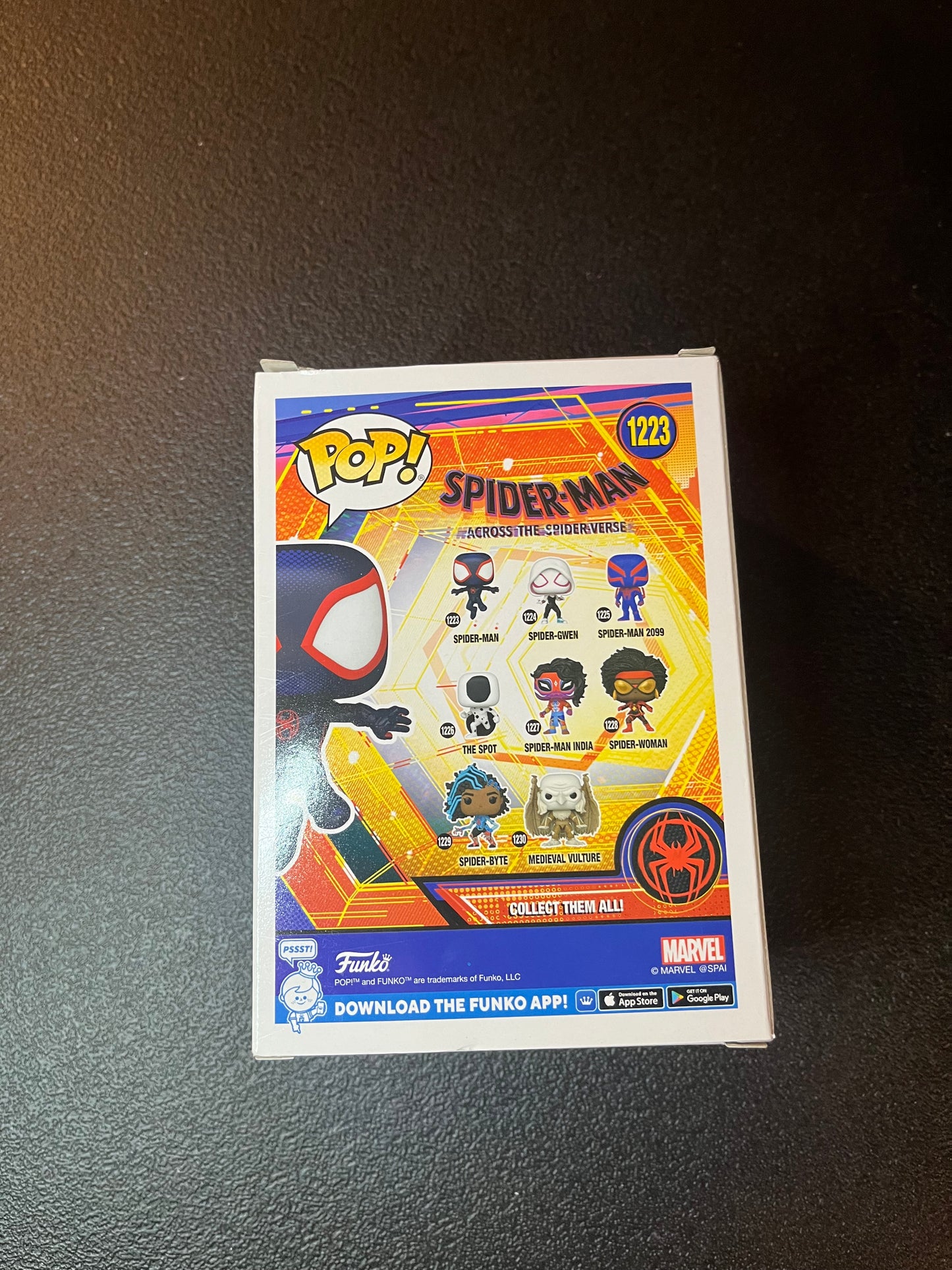 Spider-Man: Across the Spider-Verse Spider-Man Funko Pop! Vinyl Figure #1223