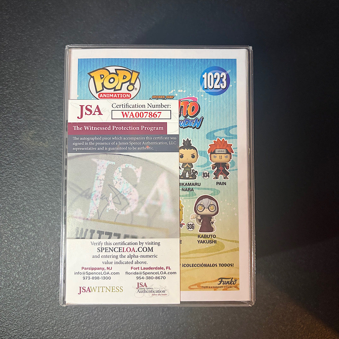 Naruto Asuma Special Edition Exclusive Autographed Funko Pops