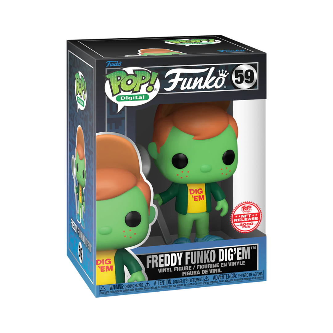 POP Digital: Funko - Freddy Funko Dig Em 3000 Pcs NFT Exclusive Funko Pop