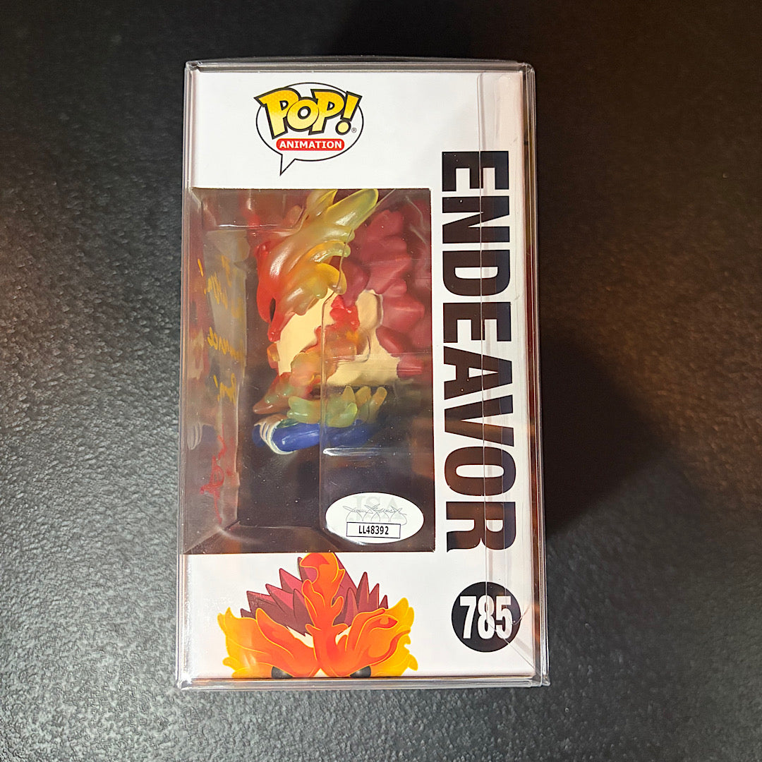 My Hero Academia Endeavor Signed Autographed Funko Pop