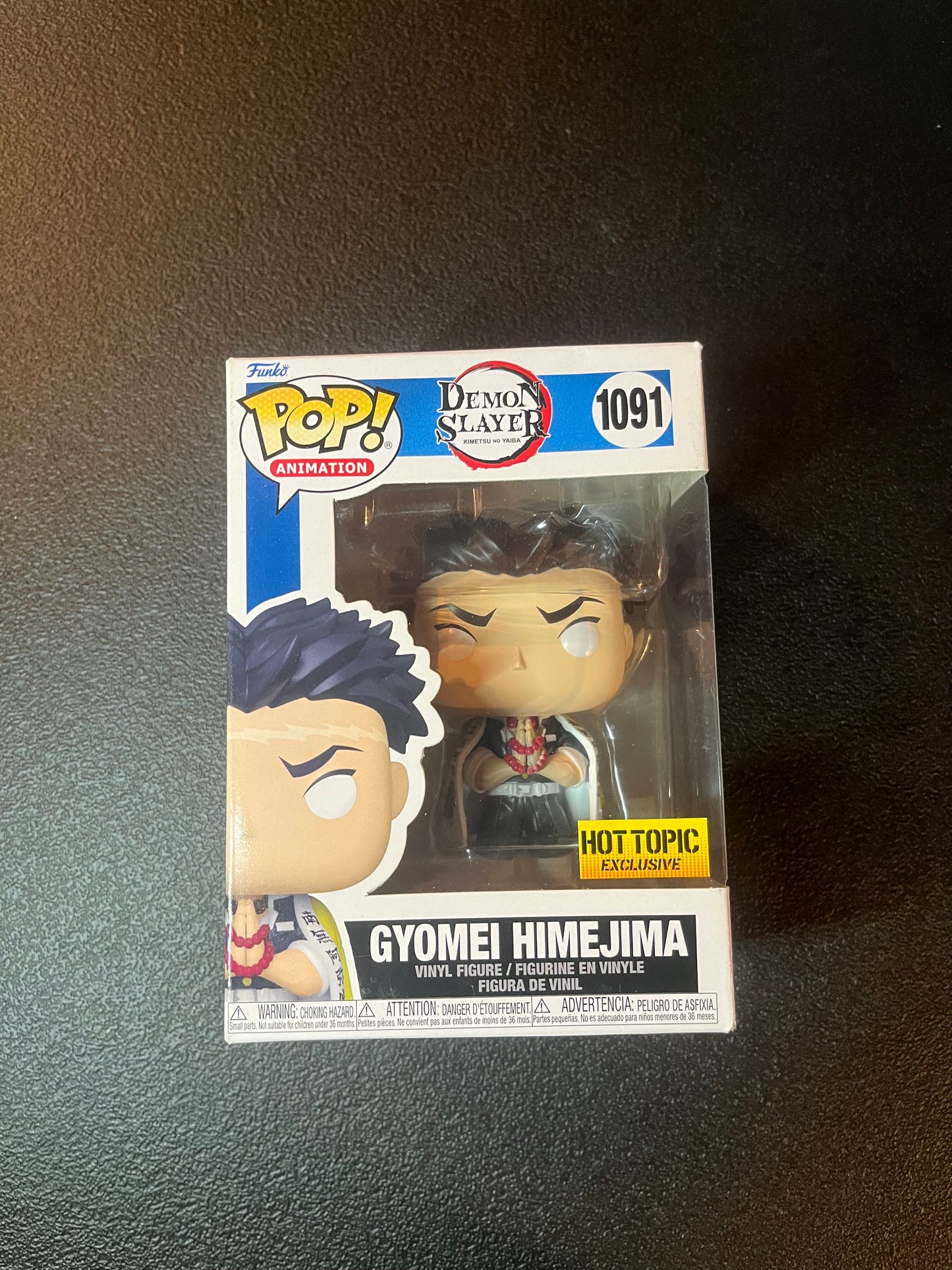 Gyomei Himejima #1091 Funko Pop! - Demon Slayer - Hot Topic Exclusive