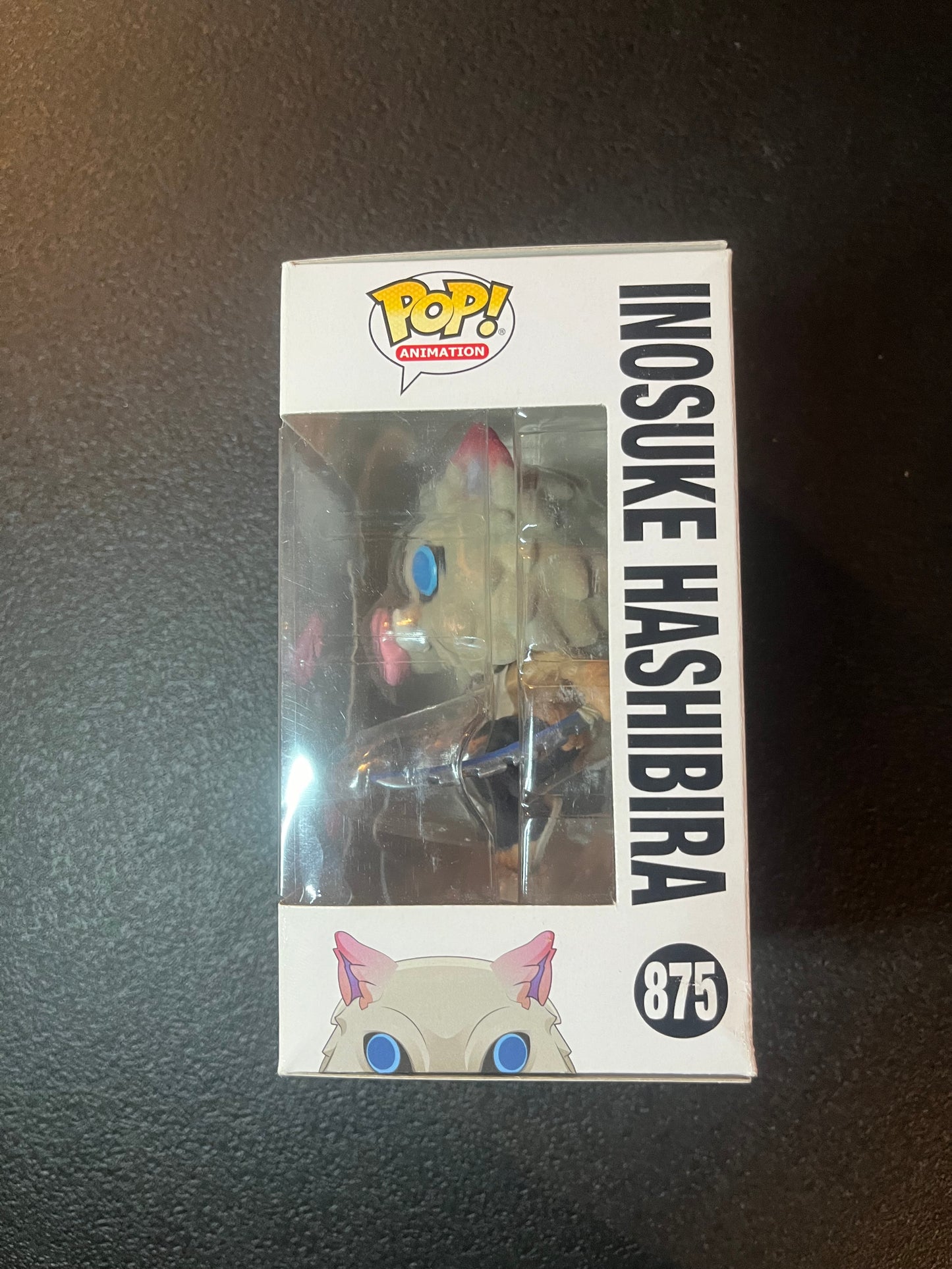 Inosuke Hashibira #875 (Flocked) Funko Pop! - Demon Slayer - Chalice Collectibles Exclusive