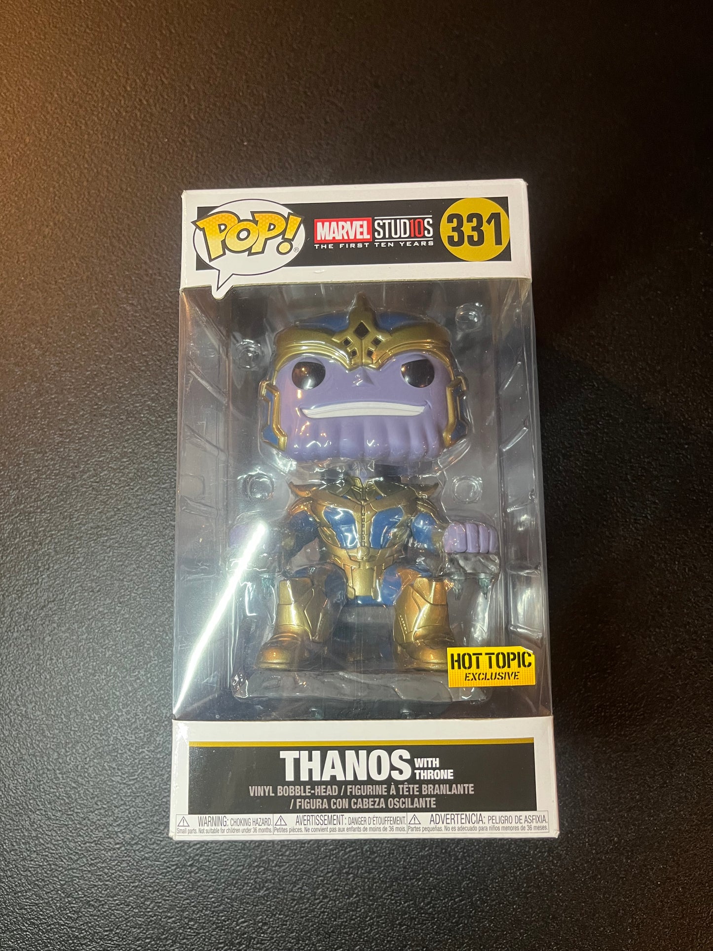 Marvel Thanos On Throne Hot Topic Exclusive Funko Pop