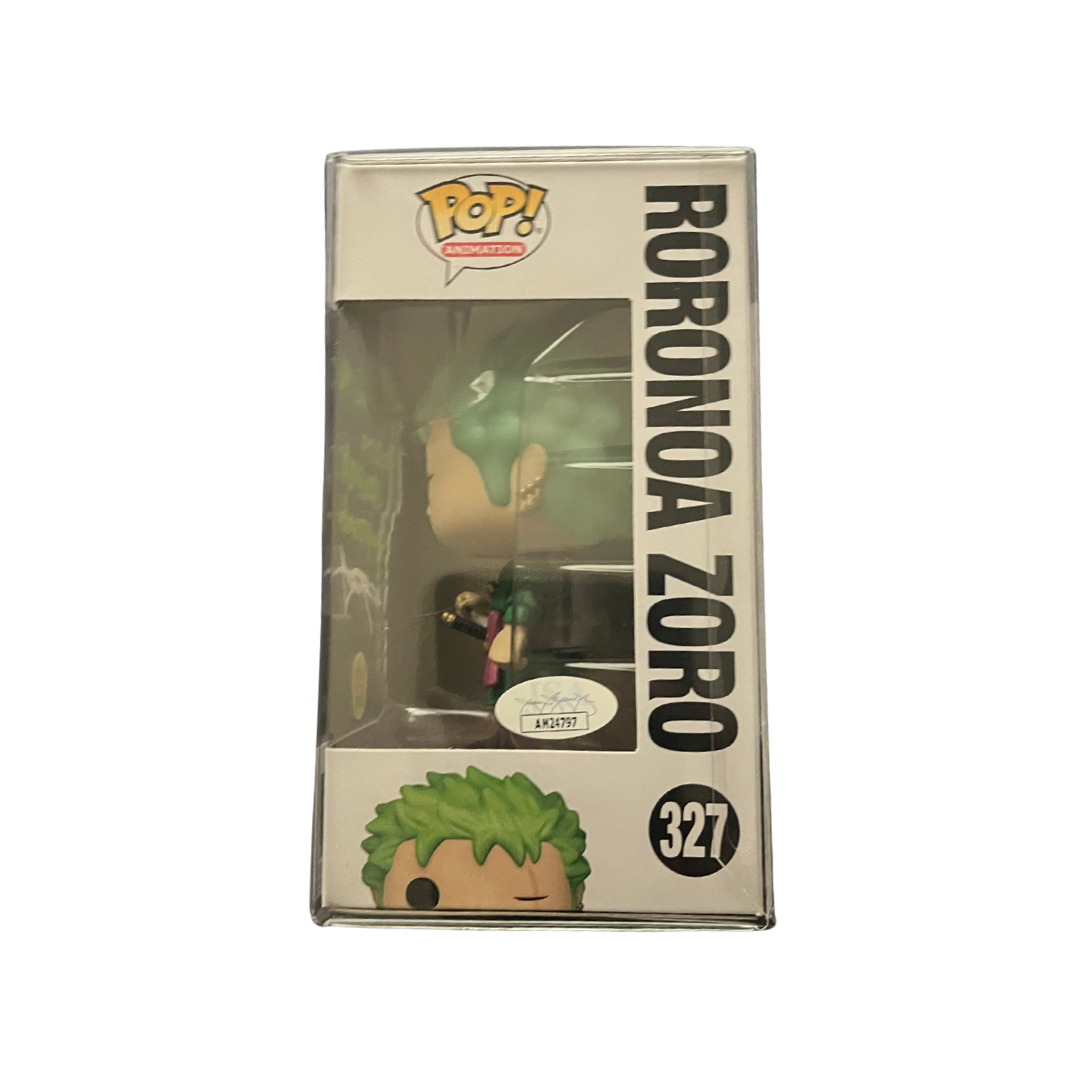 One Piece Roronoa Zoro Kody Trading Glow In The Dark Exclusive Signed Autograph Funko Pop