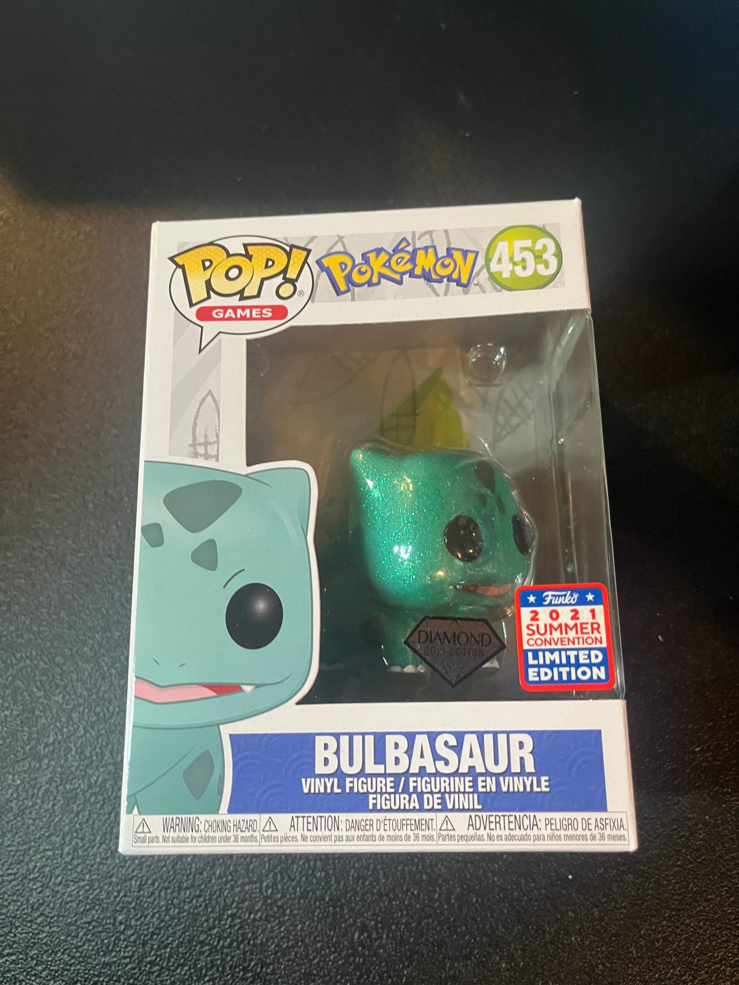 Pokemon Diamond Collection Bulbasaur Summer Convention Funko Pop