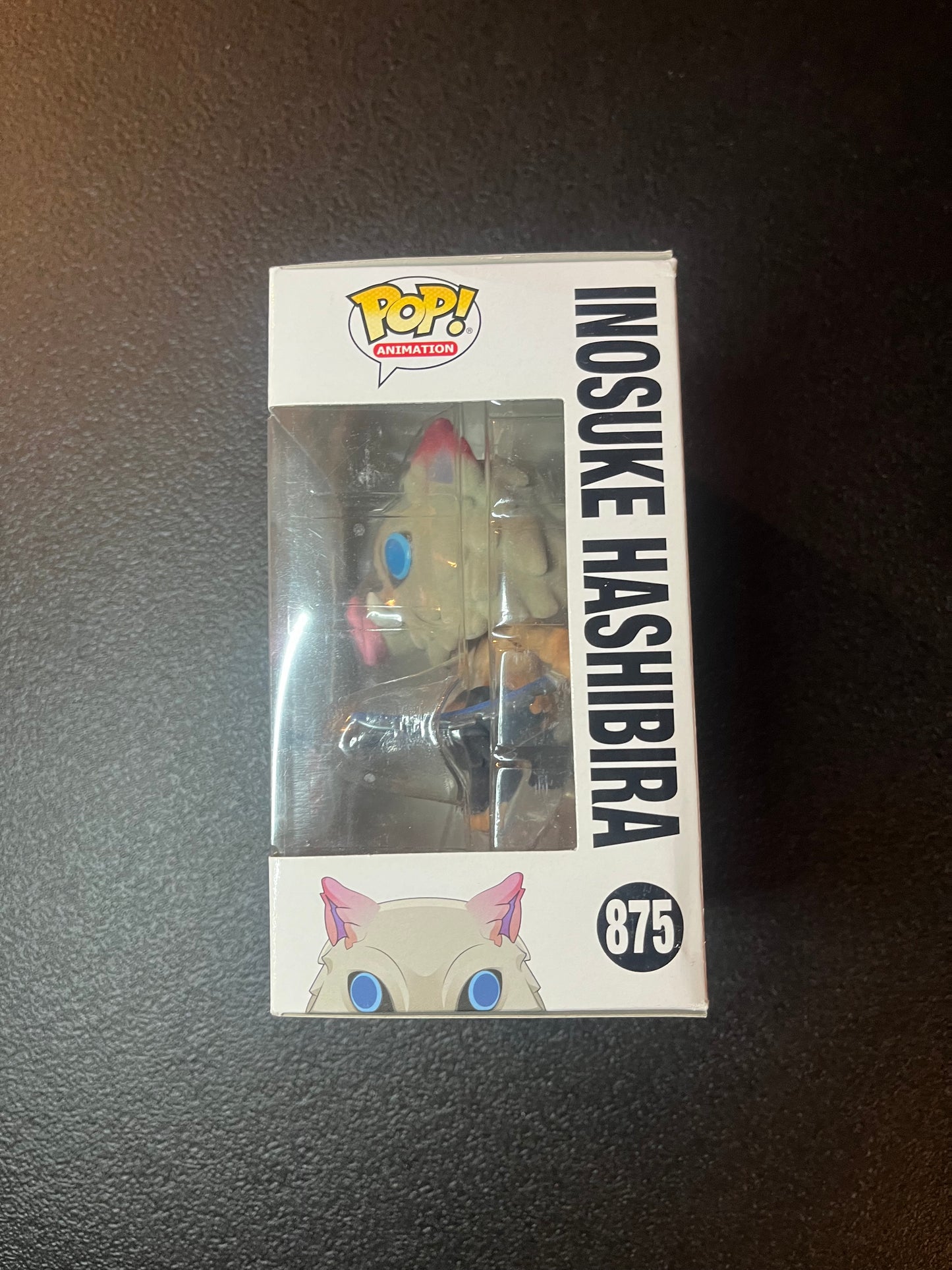 Inosuke Hashibira #875 (Flocked) Funko Pop! - Demon Slayer - Chalice Collectibles Exclusive