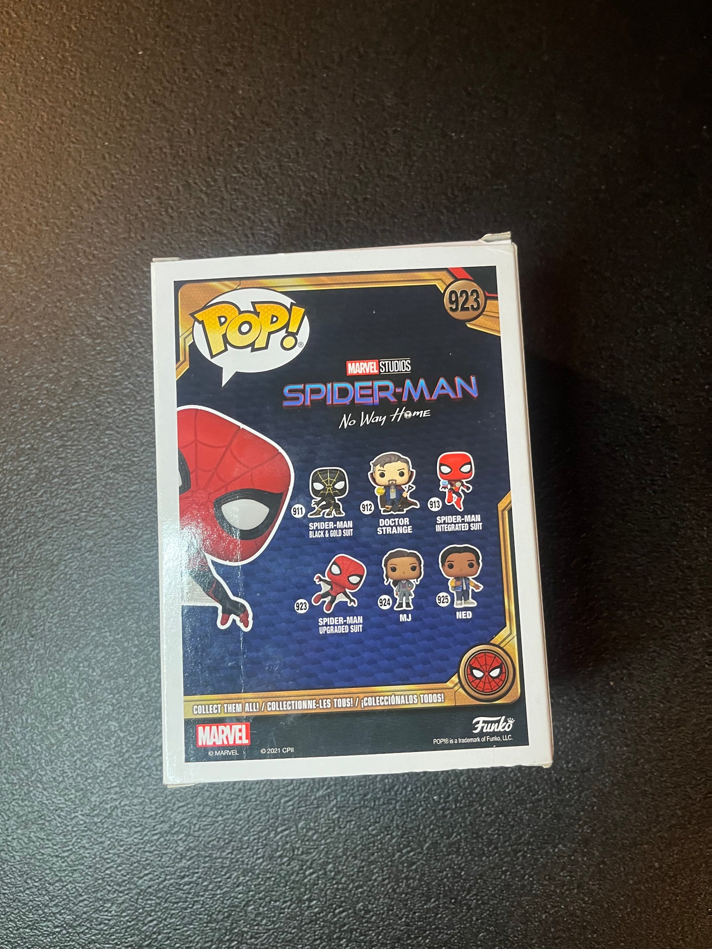 Funko Pop! Vinyl Figure Bobble Head: Spider-Man: No Way Home - Spider-Man (Upgraded Suit)