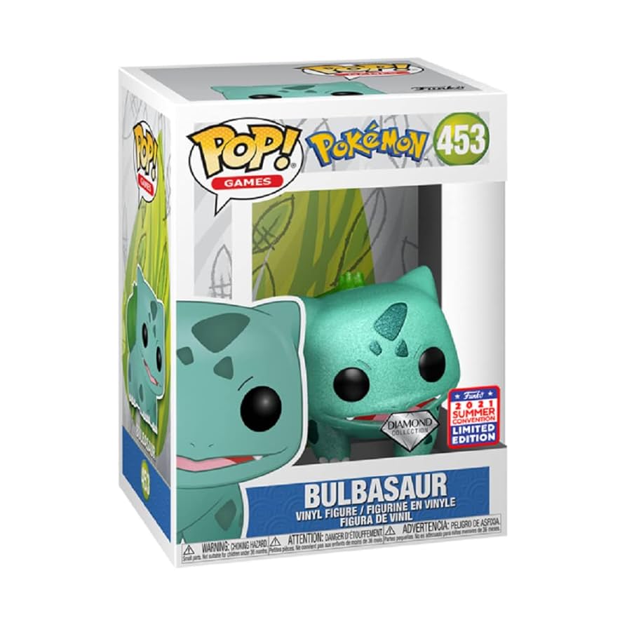 Pokemon Diamond Collection Bulbasaur Summer Convention Funko Pop