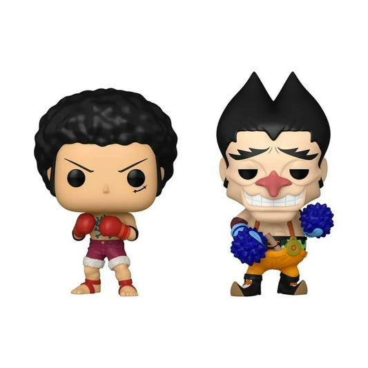 Funko One Piece POP! Animation Luffy & Foxy Vinyl Figure 2-Pack