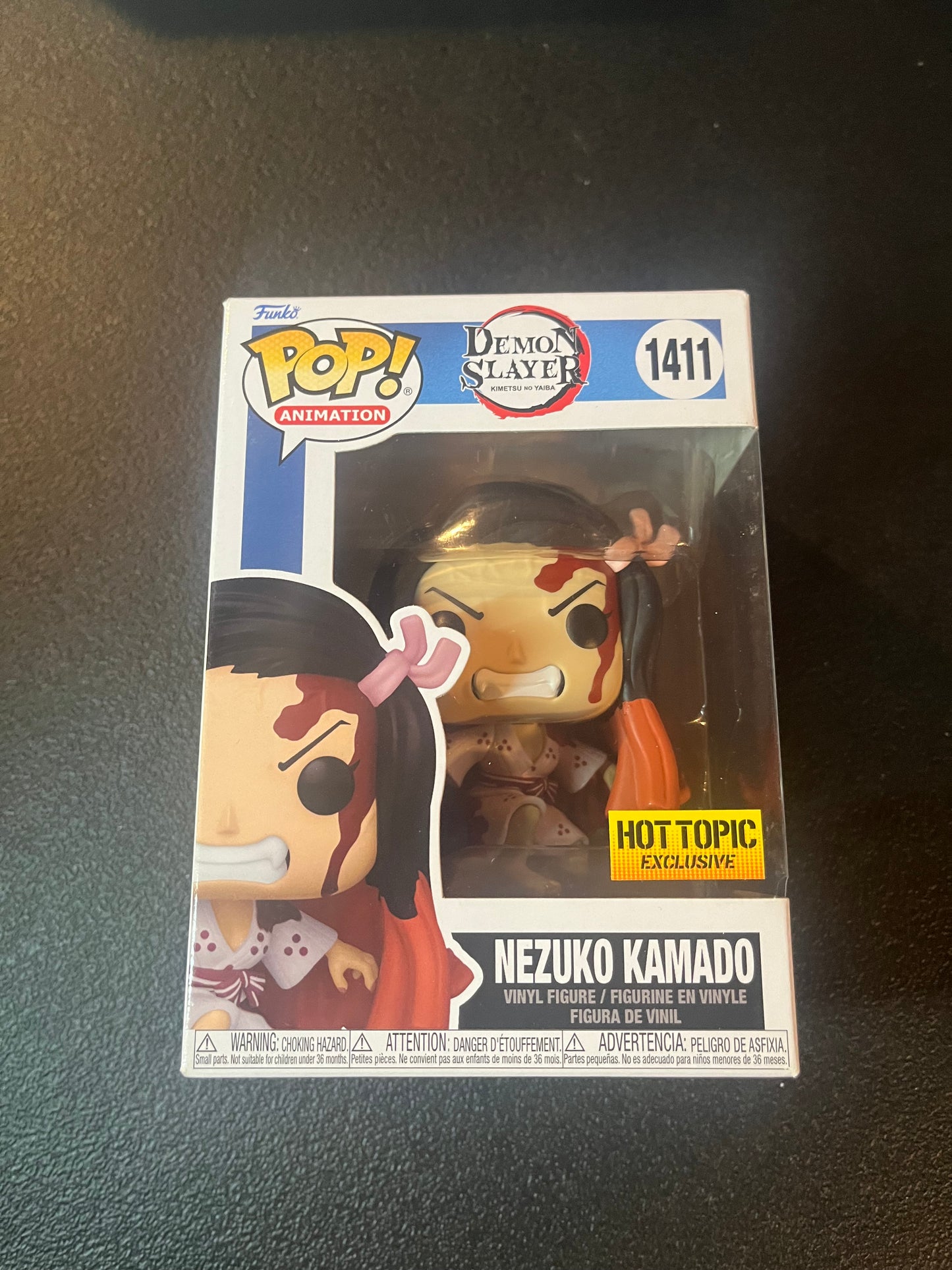 Nezuko Kamado #1411 Funko Pop! - Demon Slayer - Hot Topic Exclusive