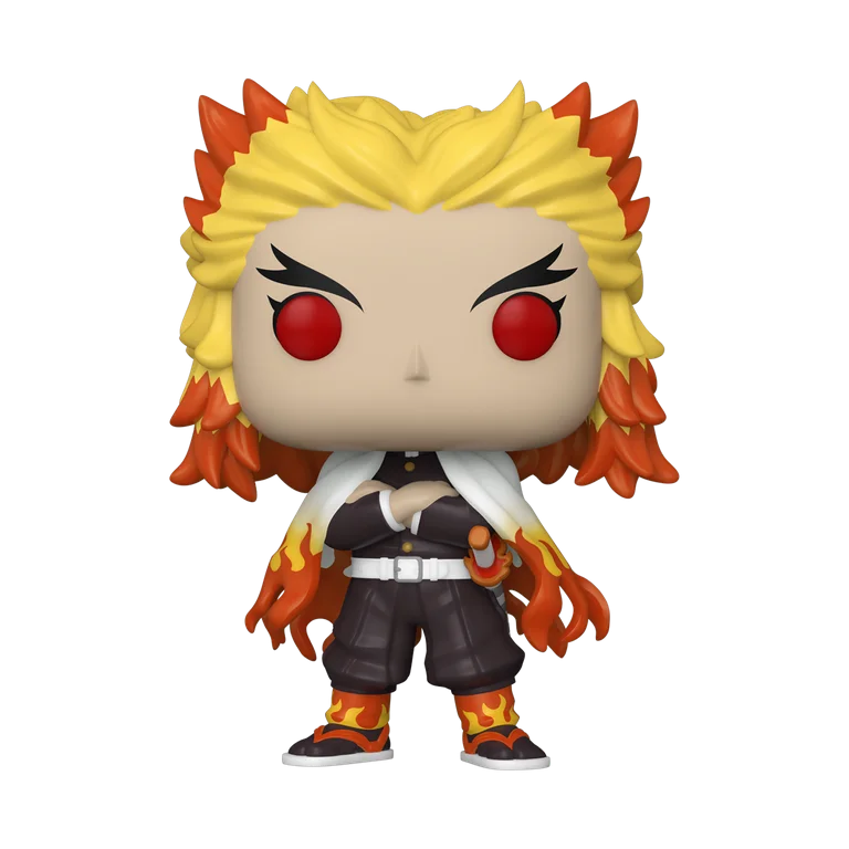 Funko Pop! Animation: Demon Slayer – Kyojuro Rengoku (Glow) Vinyl Figure (Walmart Exclusive)