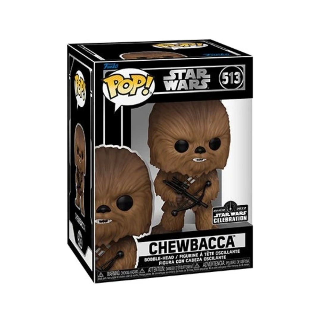 Funko Pop Star Wars Chewbacca #513 Bobblehead 2022 Galactic Convention Exclusive