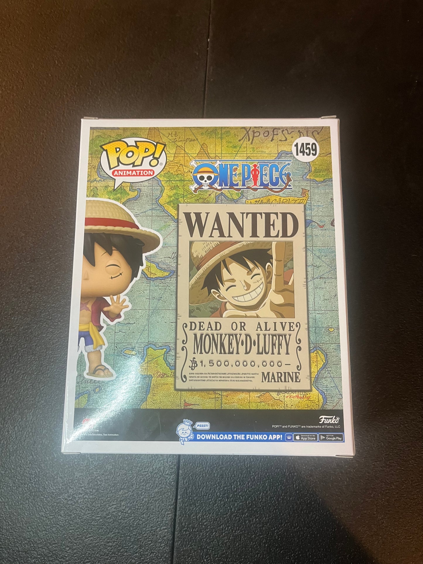 (DAMAGED) One Piece Luffy Wanted Poster Funko Pop