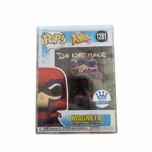 X Men Magneto Signed Autograph By Matthew Waterson Funko Pop