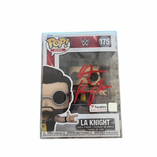 WWE La Knight Signed Autograph Funko Pop