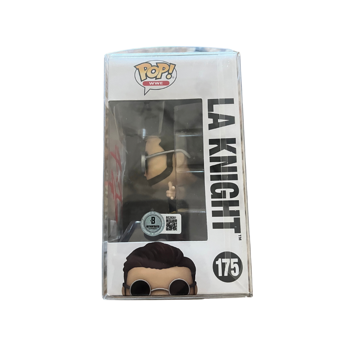WWE La Knight Signed Autograph Funko Pop