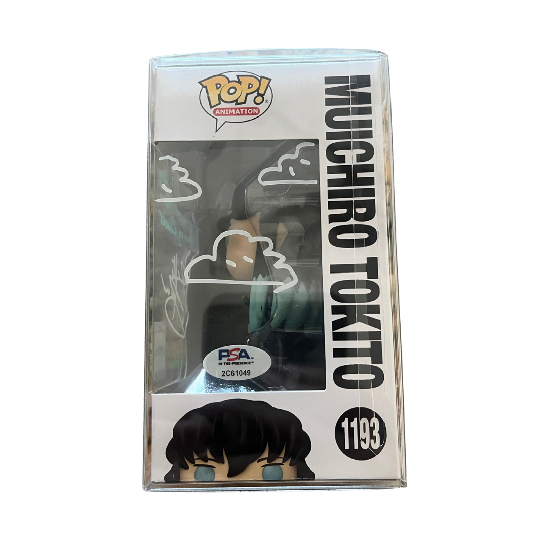 Demon Slayer Muichiro Tokito signed Autograph Funko Pop