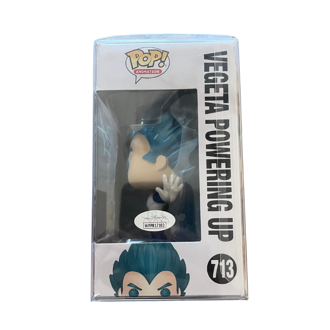 Dragon Ball Vegeta Powering Up Chalice Collectibles Chase Signed Autograph Funko Pop
