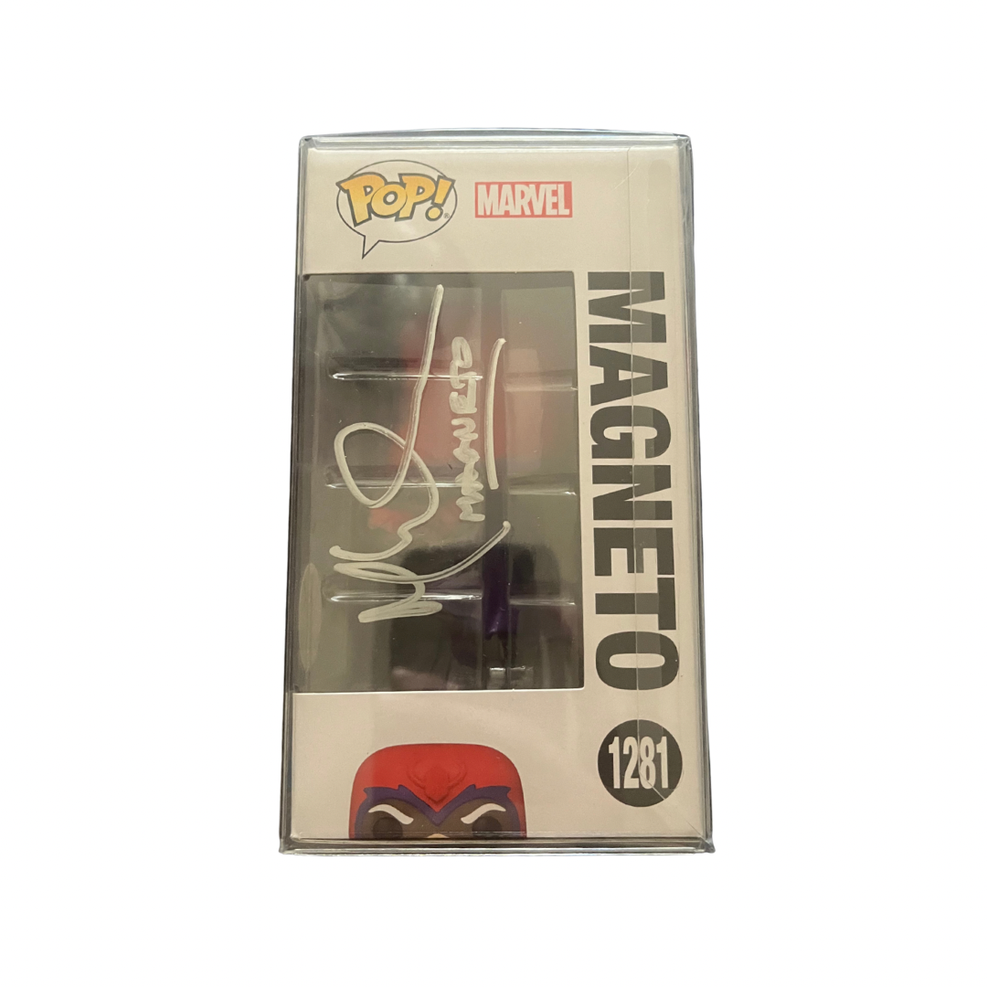 X Men Magneto Signed Autograph By Matthew Waterson Funko Pop