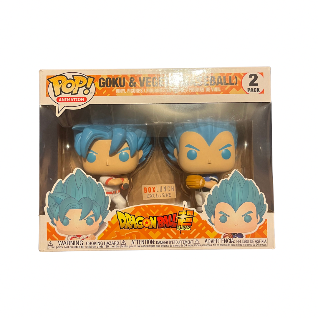 Dragon Ball Goku And Vegeta Baseball 2 Pack Funko Pop