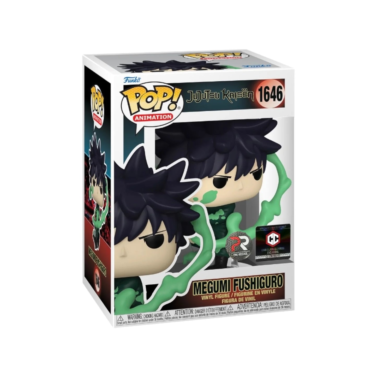 Jujutsu Kaisen Megumi Fushiguro Chalice Collectibles PR Exclusive Funko Pop