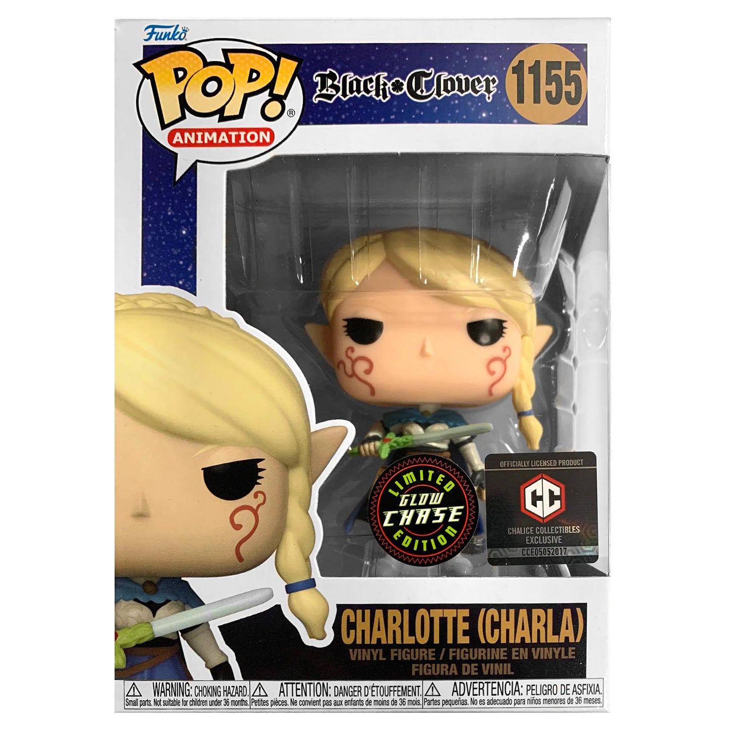 Black Clover Charlotte Glow Chase Chalice Collectibles