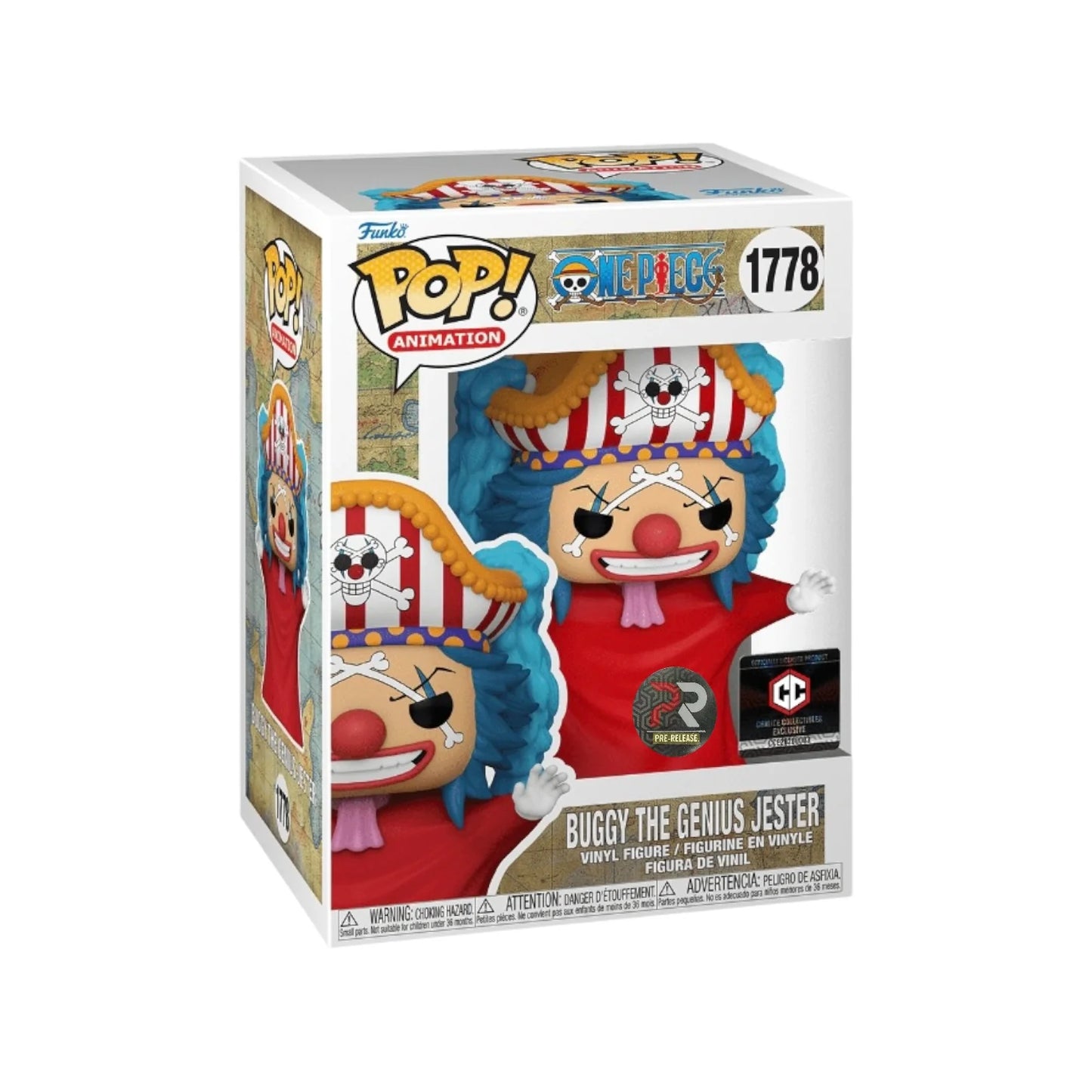 One Piece Buggy The Genius Jester Chalice Collectibles PR Exclusive Funko Pop