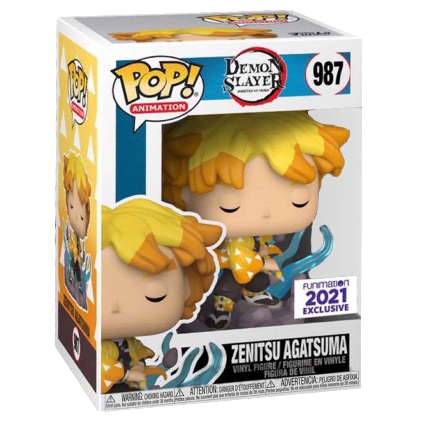 Demon Slayer Zenitsu Agatsuma 2021 Funimation Exclusive Funko Pop