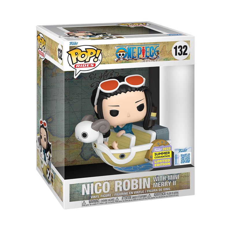 One Piece Nico Robin with Mini Merry II Funko Pop
