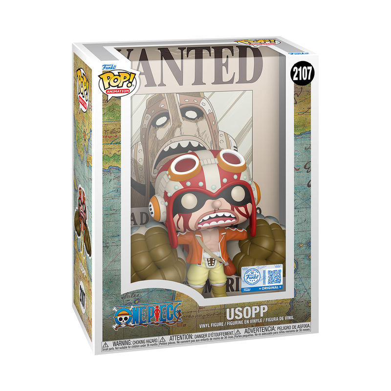 One Piece Usopp Wanted Poster Funko Pop