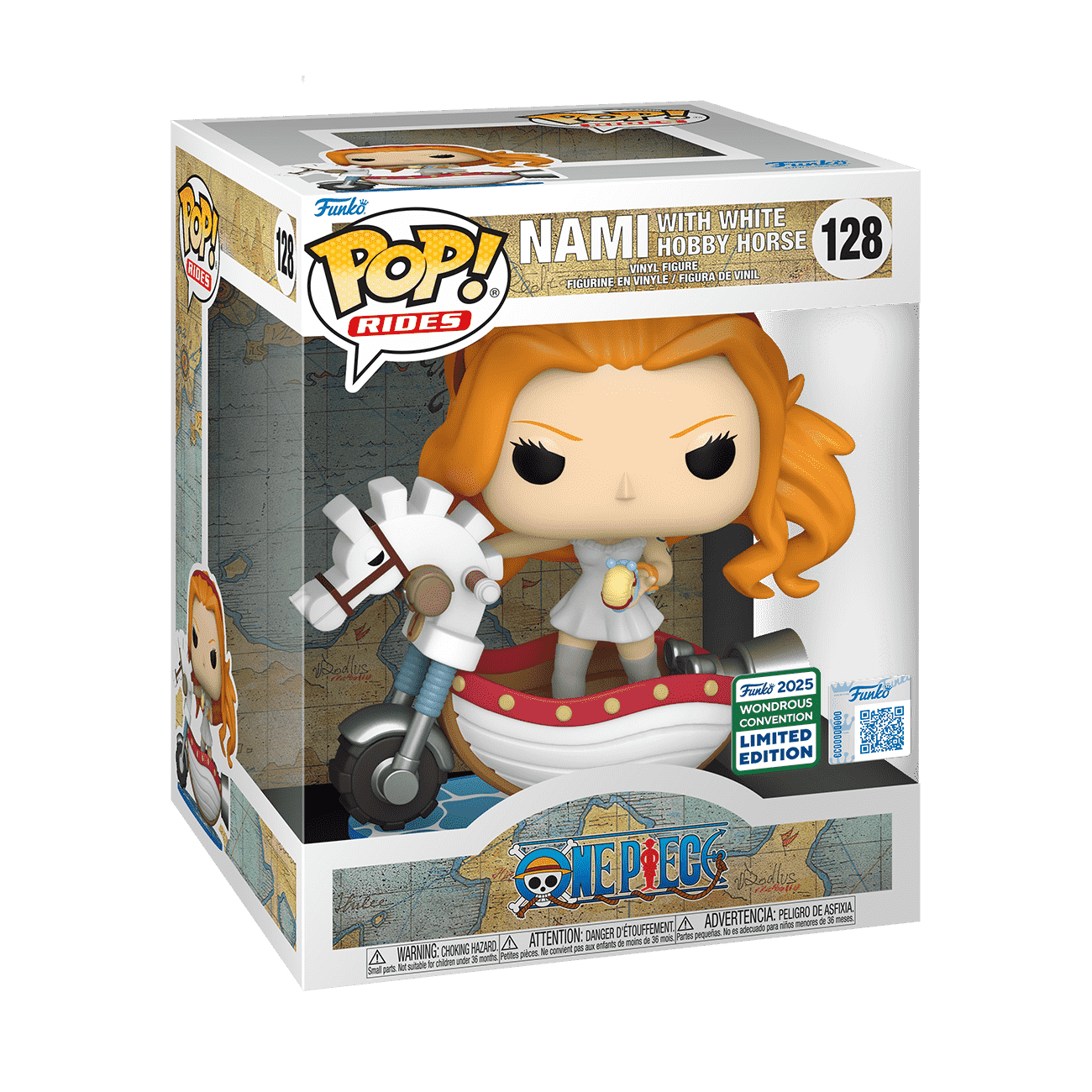 POP Animation: One Piece - With White Hobby Horse 2025 Wondrous Convention Exclusive Funko Pop