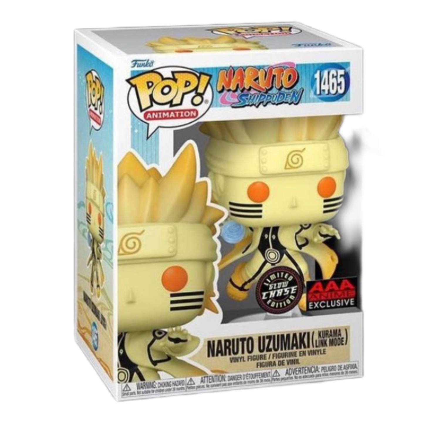 (PREORDER) Naruto Kurama Link Mode Common And Chase Bundle Funko Pop