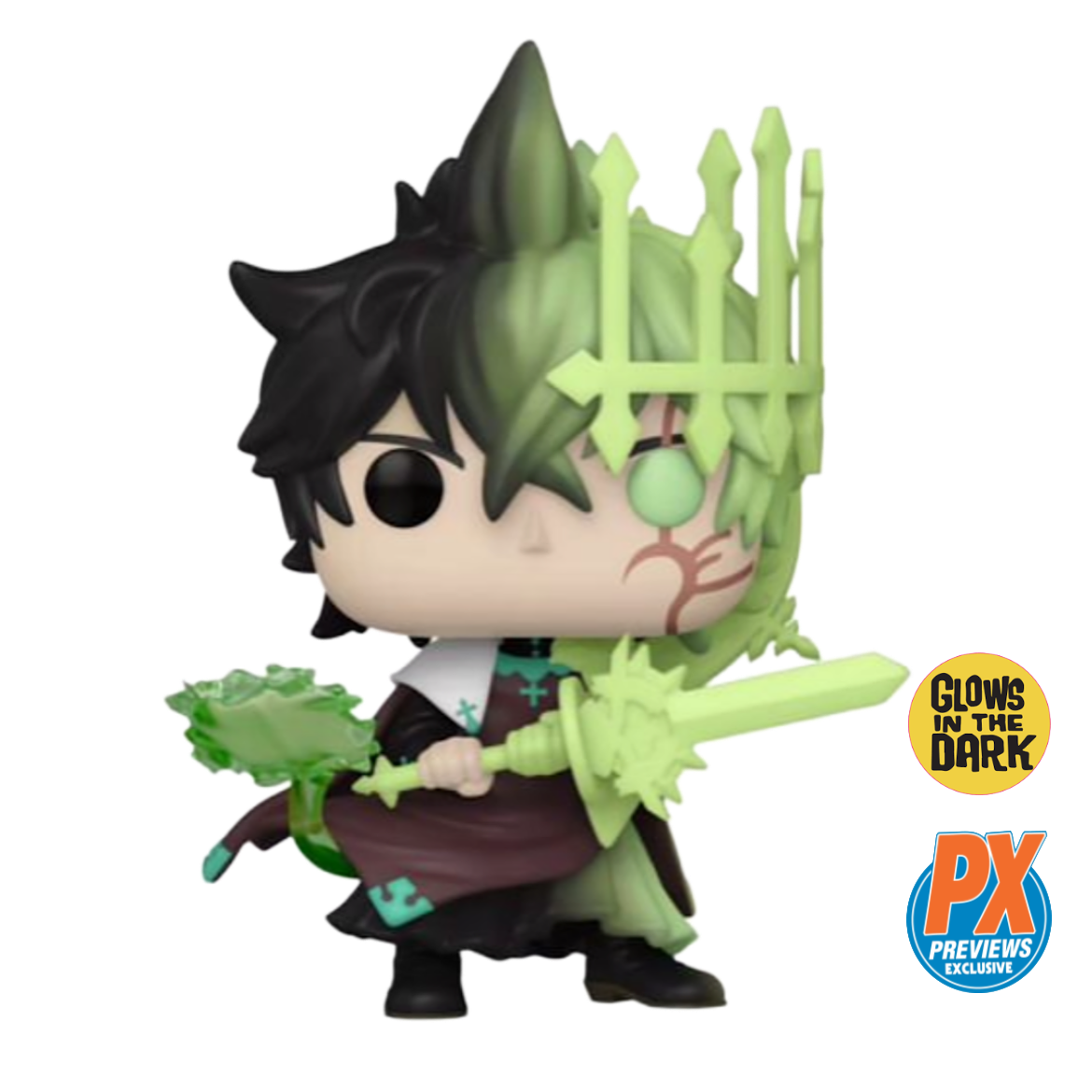 BLACK CLOVER TUNO (SORT OFZERNIE) PX EXCLUSIVE GLOW IN THE DARK FUNKO POP