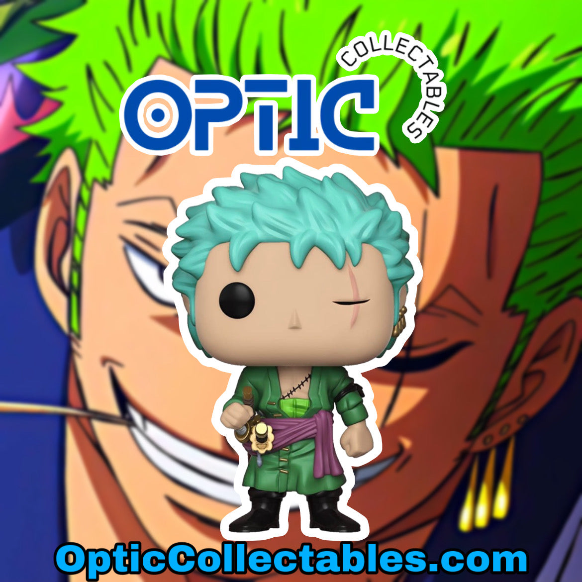 PREORDER) One Piece Roronoa Zoro Funko Pop – Optic Collectables