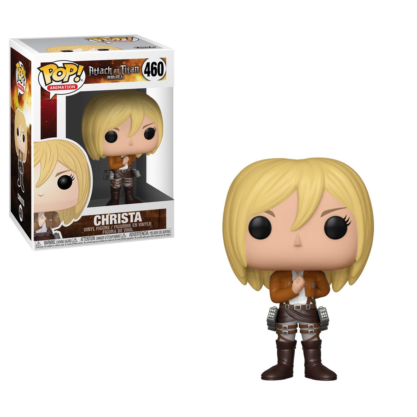 (IN STOCK) Funko Pop! Animation: Attack on Titan - Christa Toy, Multicolor
