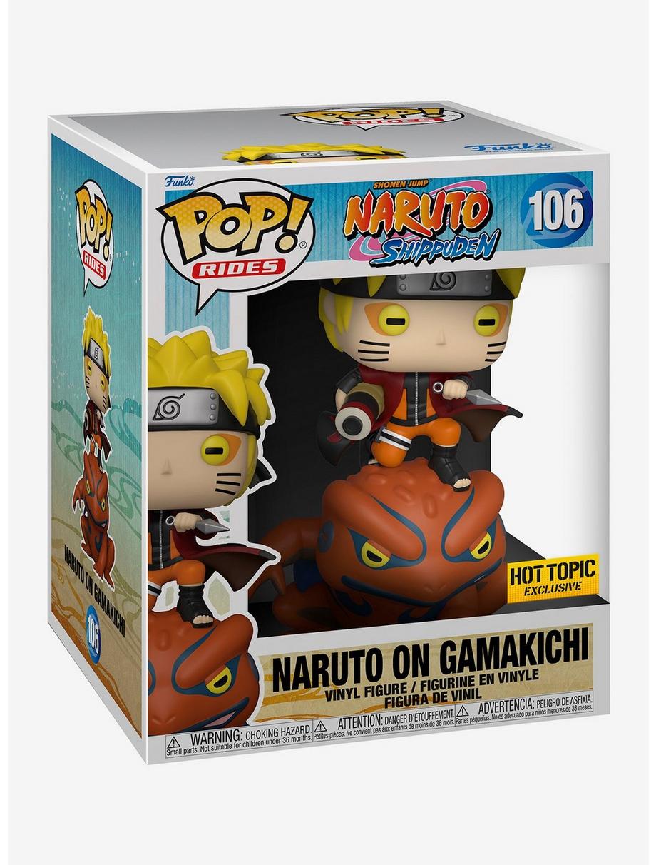 Funko Naruto Shippuden Pop! Rides Naruto On Gamakichi Vinyl Figure Hot Topic Exclusive