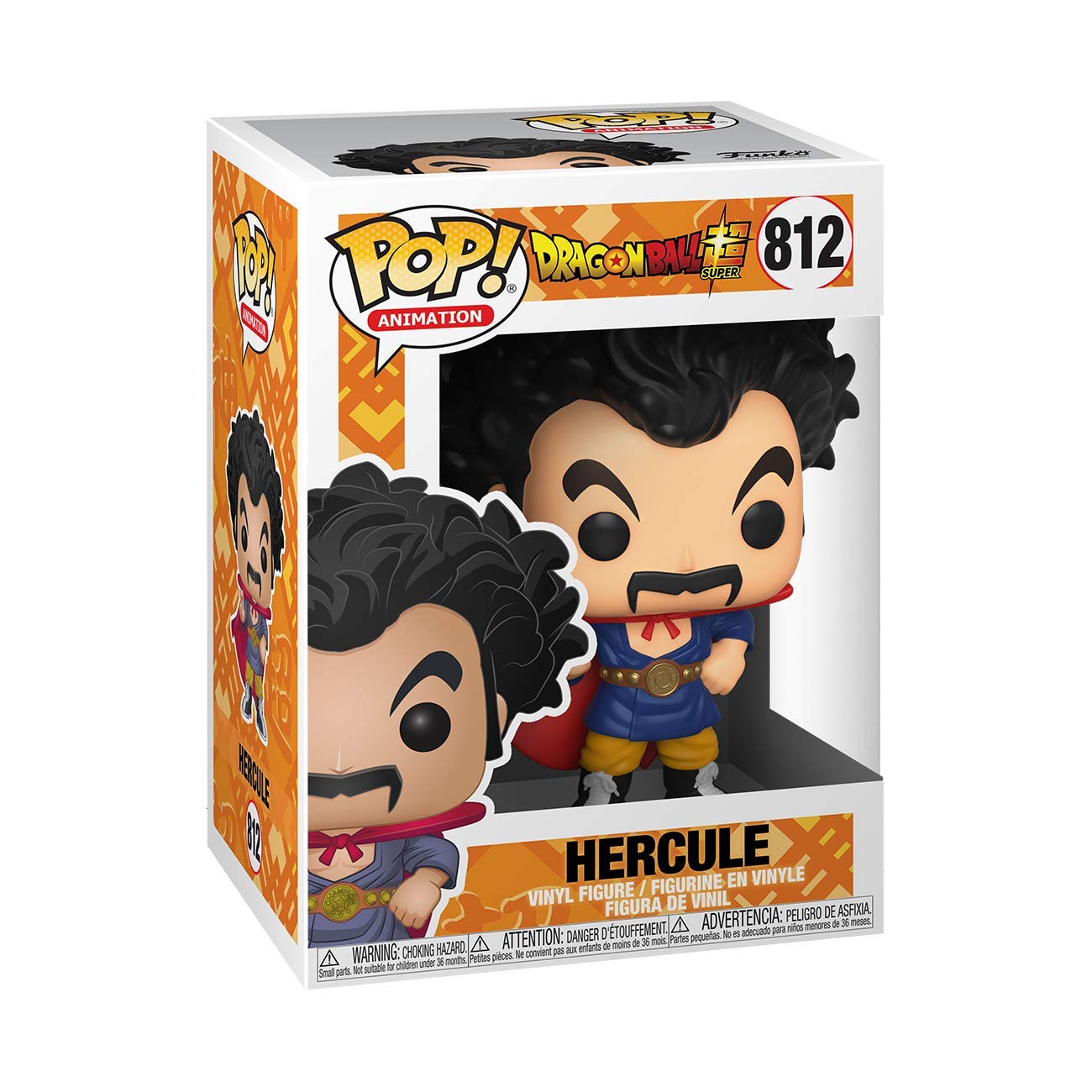 Funko Pop! Animation: Dragon Ball Super - Hercule, Multicolor
