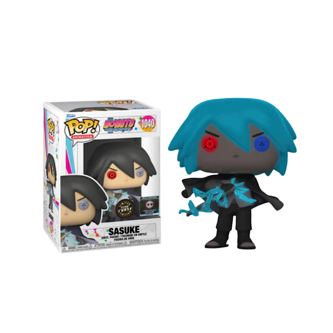 SASUKE #1040 CHALICE COLLECTIBLES EXCLUSIVE LIMITED GLOW CHASE FUNKO POP! ANIMATION BORUTO NARUTO NEXT GENERATIONS