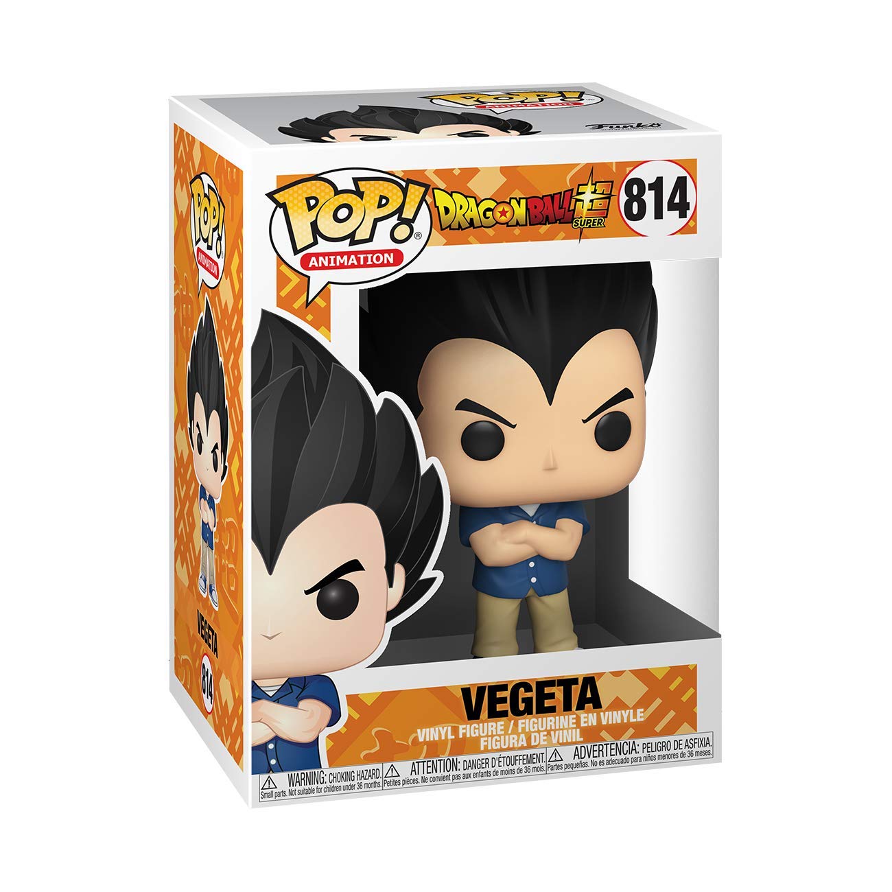 Funko Pop! Animation: Dragon Ball Super - Vegeta, Multicolor