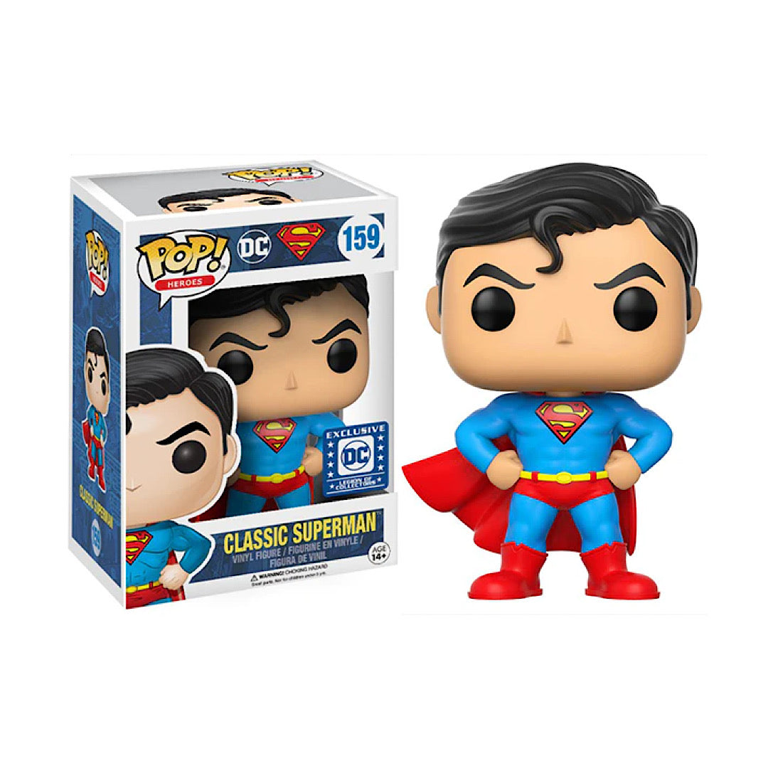 Funko POP! Heroes Classic Superman Legion of Collectors Exclusive DC Comics Collectible #159
