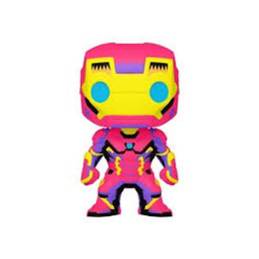 Funko Pop Marvel : Black Light IRON MAN #649 Vinyl Figure